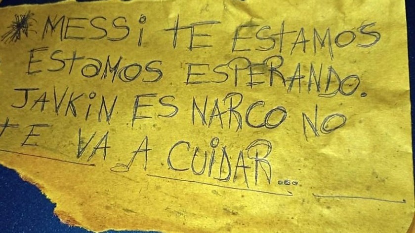 Balean el supermercado de la familia Rocuzzo en Rosario y dejan una nota amenazante para Messi