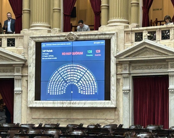 Fracasó la sesión especial en Diputados para debatir el proyecto de 