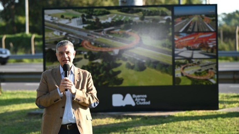 Jorge Macri anunció un túnel vehicular y anillo peatonal que conectará ciudad, el río y Aeroparque