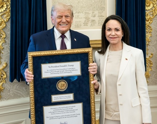 “Contamos con el presidente Trump para la libertad de Venezuela