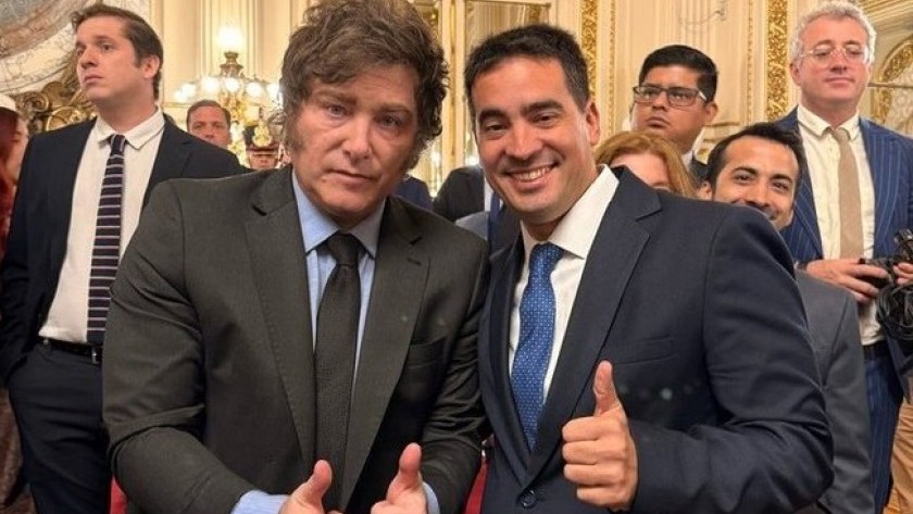 Ravier agradeció el apoyo de Milei y anticipó cuándo entra en funciones