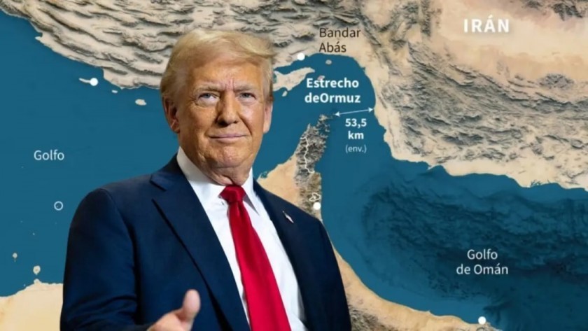 Donald Trump amenazó con declarar al estrecho de Ormuz como territorio de EEUU