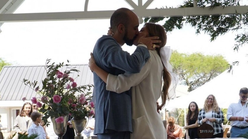 Se casó Abel Pintos en Chaco en una ceremonia íntima