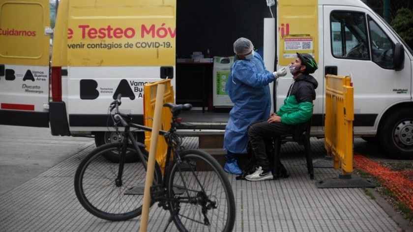 Covid: CABA suma cuatro centros de testeos móviles por la alta demanda