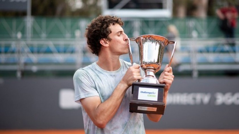 Juan Manuel Cerúndolo, campeón en el challenger de tenis de Buenos Aires